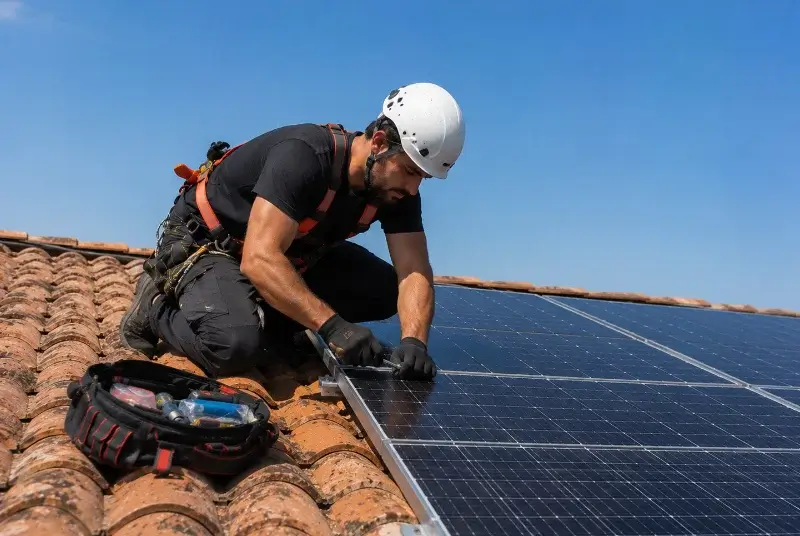 Maintenance et monitoring de panneaux solaires à Saintes-Maries-de-la-Mer